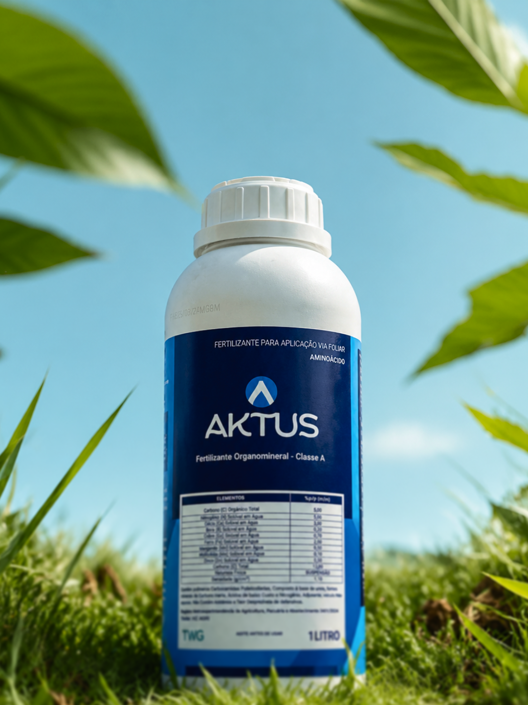 Aktus aplicado no campo: Nutrição foliar